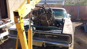 Dropping a 360 Engine into a 1968 Dodge Charger