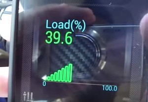 App to show engine load on a phone