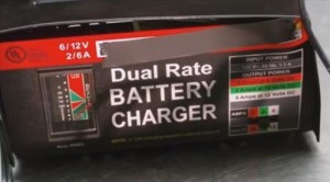 Turn Battery Charger  On