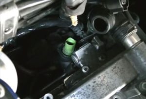 How to Replace  a Coolant Temperature Sensor Volkswagen Passat 1.8 Liter Engine