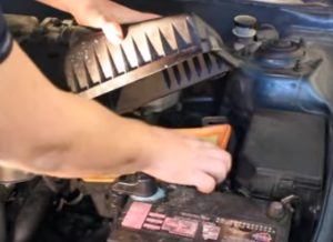 Remove the air filter