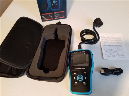 Review TOPDON Plus 2.0 Universal OBD2 Scan Tool with O2 Sensor Test ALL