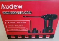 Review Audew Rechargeable Cordless Portable Air Pump Tire Inflator 12V 150 PSI