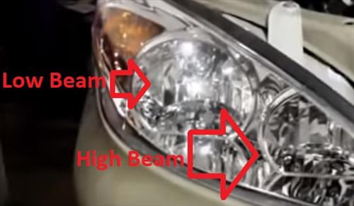 How to Replace Headlight Bulb 2001–2006 Toyota Camry Low High Beam Location