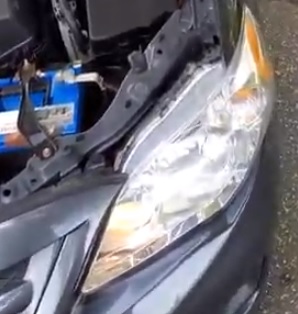 How to Replace Headlight Bulb 2009-2014 Toyota Corolla Low Beam High Beam