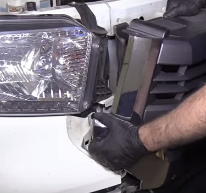 How to Replace Headlight Bulb 2014-2019 Toyota Tundra Step 6