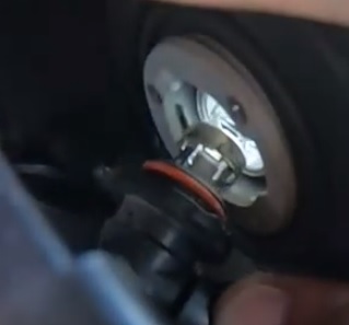 How to Replace Headlight Bulb 2015-2018 Toyota Corolla High Beam Step 2