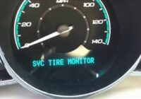 Causes and Fixes for SVC Tire Monitor Error Message