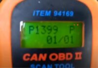 What is a P1399 OBDII Engine Code