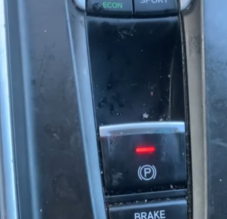 Dirty or Bad Console Parking Brake Button