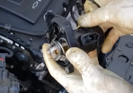 How To Replace a Chevy Cruze Thermostat Step 6
