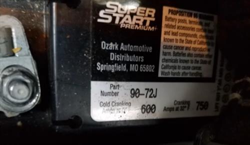 Chevy Cobalt Battery Replace Type