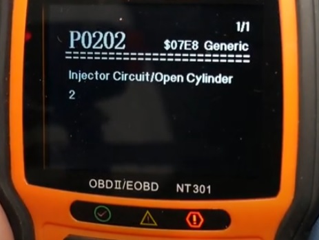 Common Faulty Injector OBDII Codes