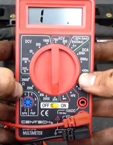 How To Test a Fuel Injector With a Multimeter Step 1.1