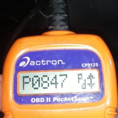How to Find Out Why the D (Drive) Light is Flashing in a Honda P0847