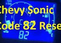 Chevy Sonic Code 82 Reset