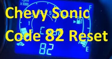 Chevy Sonic Code 82 Reset