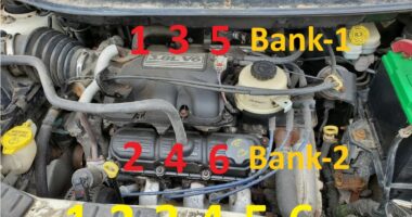 Chrysler 3.8L Engine Firing Order Cylinder Location Bank-1 and Bank-2
