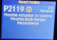 P2119 Code Throttle Actuator Control Throttle Body Range/Performance